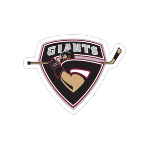 Jackson Giants Transparent Outdoor Stickers, Die-Cut, 1pcs