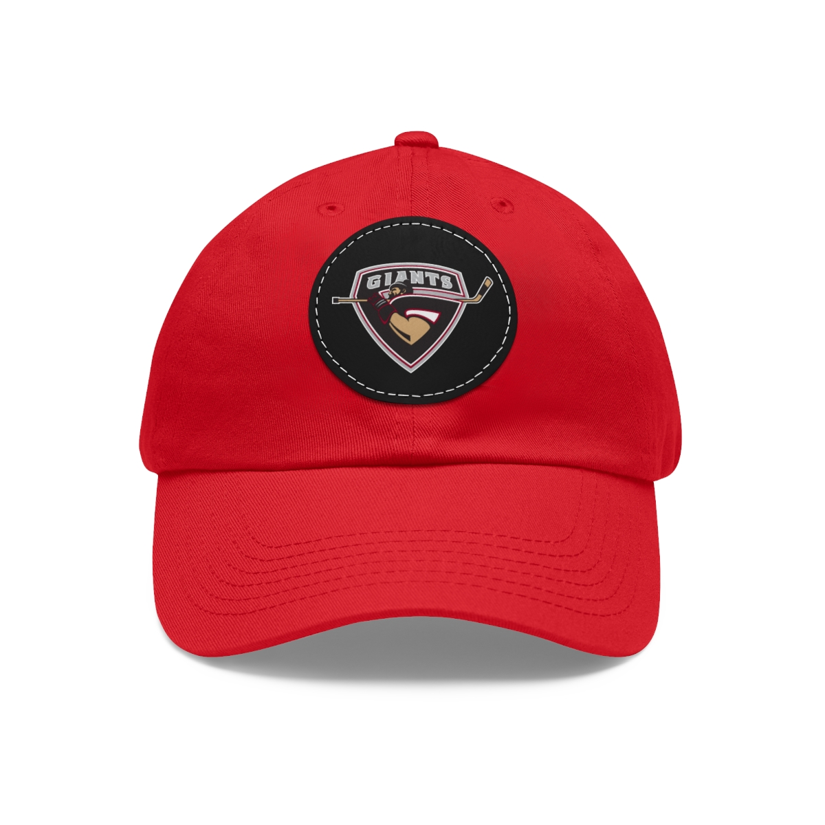 Jackson Giants Dad Hat with Leather Patch (Round) - Image 9