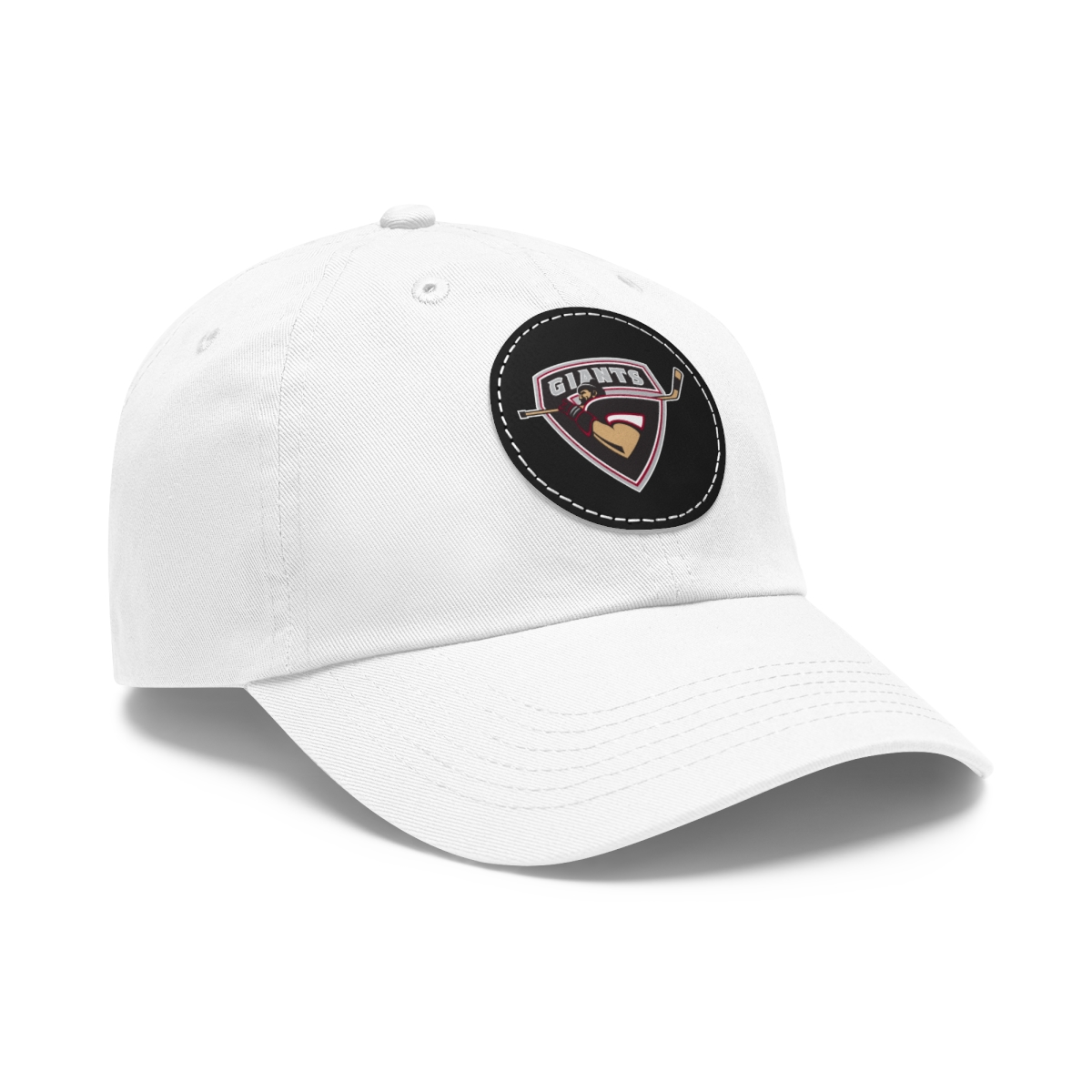 Jackson Giants Dad Hat with Leather Patch (Round) - Image 6