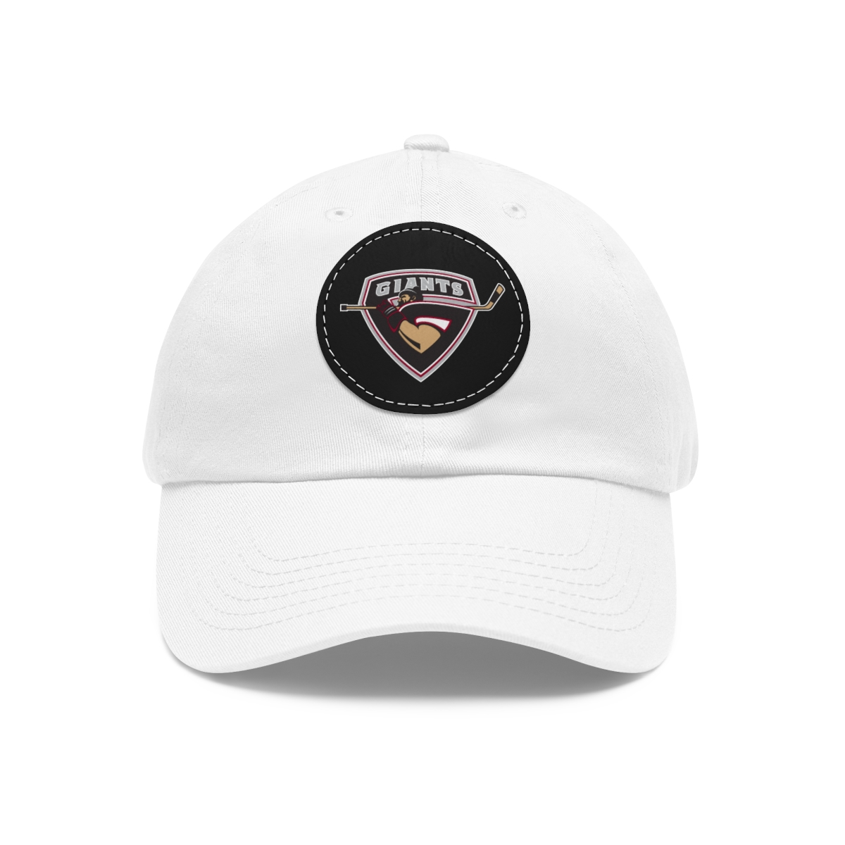 Jackson Giants Dad Hat with Leather Patch (Round) - Image 5