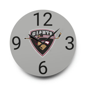 Jackson Giants Acrylic Wall Clock