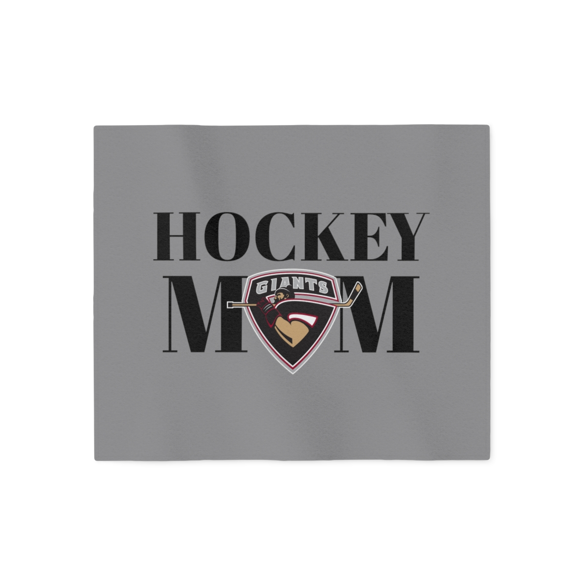 Jackson Giants Hockey Mom Sweatshirt Blanket | Grey - Image 2